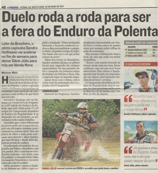 Duelo roda a roda para ser a fera do Enduro da Polenta